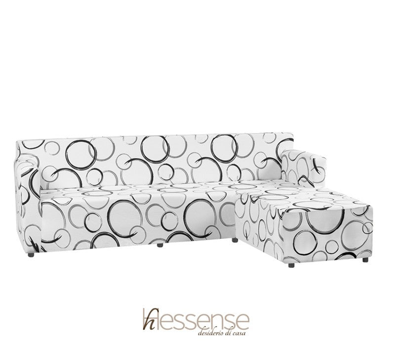 Copridivano con Penisola Brio Hessense Chaise Lounge Destra Cerchio