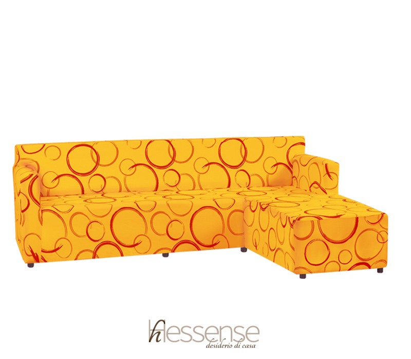 Copridivano con Penisola Brio Hessense Chaise Lounge Destra Cerchio