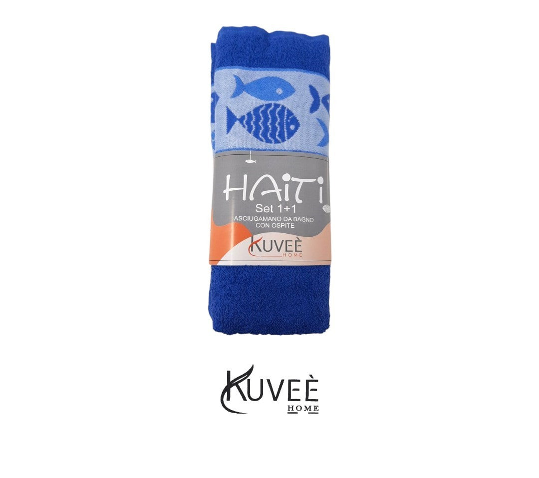 Set Asciugamani 1+1 "Haiti" Kuveè