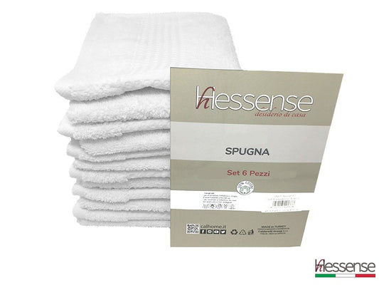 Set 6 Asciugamani Viso 50x100cm Hessense