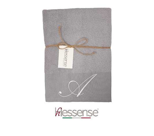 Set 1+1 Lettere Asciugamani Hessense