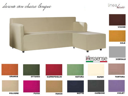 Copridivano con Penisola Brio Hessense Chaise Lounge Destra Basic