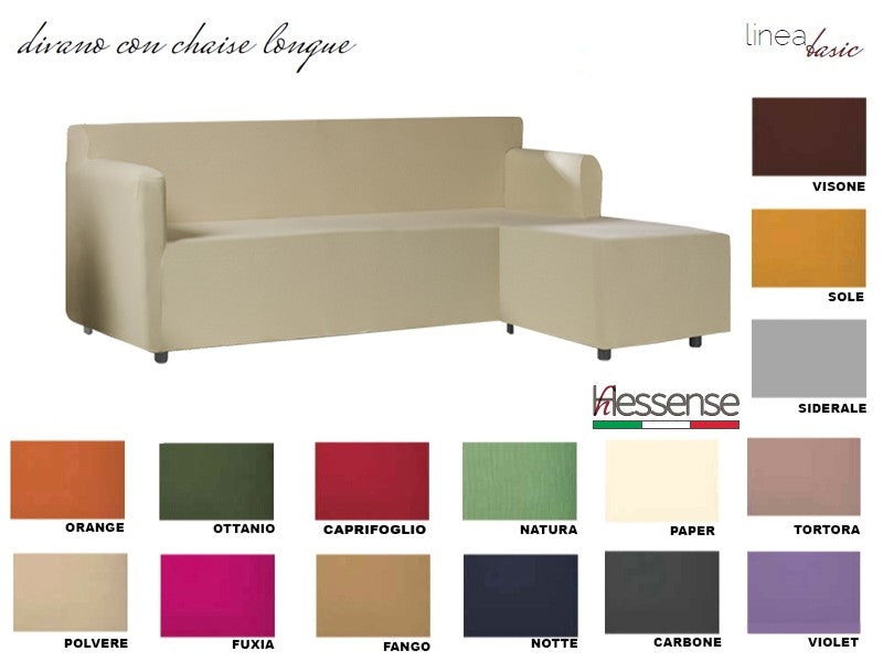 Copridivano con Penisola Brio Hessense Chaise Lounge Sinistra Basic