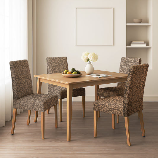 Hessense Coprisedie Elasticizzato Moderne Set di 2/4/6, Rivestisedia elasticizzato Coprisedia Estensibile Universale Lavabile, facile da installare, facile da pulire